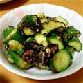 こーあおひなそら♡'s cooksnap of when they made 梅、きゅうり塩昆布のさっぱりあえ.