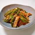wave0073's cooksnap of when they made オクラとささみのキムチマヨネーズ合え.
