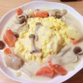 こだまだよ。's cooksnap of when they made クリームシチューオムライス☆リメイク.