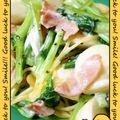 innkamu's cooksnap of when they made カブとベーコンのスパ☆簡単ホワイトソース.