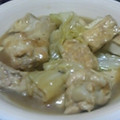 milk508's cooksnap of when they made 鶏手羽元と厚揚げと白菜の煮物.