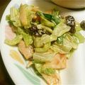 cafehopper's cooksnap of when they made キャベツと柿のサラダ.
