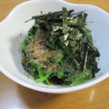 daikanon's cooksnap of when they made ほうれん草♪のりわさび和え.