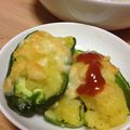 はるこ＊'s cooksnap of when they made お弁当にも♪ピーマンのポテ詰めチーズ焼き.
