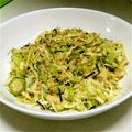 terakooo's cooksnap of when they made 簡単☆オクラとキャベツのおつまみサラダ.