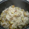 hanaミチ's cooksnap of when they made 秋満喫・栗ごはん☆.