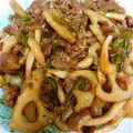たこちーず's cooksnap of when they made 牛肉とレンコンの甘辛煮.