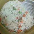 yochaam's cooksnap of when they made レンジで簡単ピラフ☆.