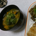 ユウサカ's cooksnap of when they made ♭初秋のお味噌汁♭牛蒡とかぼちゃ.