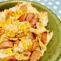 鈴子☆'s cooksnap of when they made キャベツと卵と魚肉ソーセージの炒めもの.