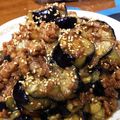 マラクス's cooksnap of when they made なすの肉みそ炒めアレンジ★ごまみそ風味☆.