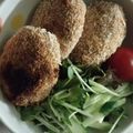 まつこサン's cooksnap of when they made 揚げないかぼちゃコロッケ.