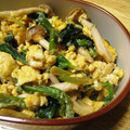 unidapyon's cooksnap of when they made ほうれん草のたまごとじ。.