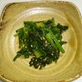 章と碧のごはん's cooksnap of when they made ほうれん草のごま和え◎.