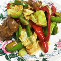 プニョちゃま's cooksnap of when they made ✿牛肉と野菜の甘辛味噌炒め✿.