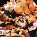 げんちゃこ's cooksnap of when they made カリカリ♬トリ皮のネギマヨポン.