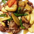 ばもん's cooksnap of when they made まこもだけと豚バラの甘辛炒め♬.