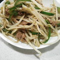 ティラナ's cooksnap of when they made 豚こまともやしのオイスターソース炒め.