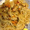 ぴーぱちゃい's cooksnap of when they made アレルギーOK！１歳からのカレー焼きそば.