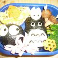 青まま's cooksnap of when they made トトロ弁当(キャラ弁).