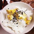 はるりよ's cooksnap of when they made 土鍋で栗ご飯♡.