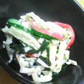 鬼嫁ちーちゃん's cooksnap of when they made 切り干し大根とツナのサラダ.