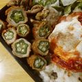 せつみか's cooksnap of when they made 豚肉のオクラ巻き照り焼き.