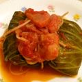 とまとま１０'s cooksnap of when they made 【簡単】木綿豆腐deトマトロールキャベツ.