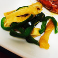 ＫawausosO's cooksnap of when they made サッと一品♪ピーマンと油揚げのおかか和え.