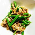 ＫawausosO's cooksnap of when they made 豚肉とインゲンのスイートチリソース炒め.