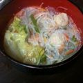 ＋SUN3's cooksnap of when they made 好きな野菜で♪鶏団子と春雨スープ☆.
