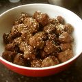 three〜a's cooksnap of when they made ばぁばの肉だんご.