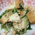 あまぽちゃ's cooksnap of when they made 水菜と厚揚げのゴマ和え（*´▽`*).