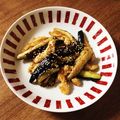 エル♀'s cooksnap of when they made +プラス一品＊ササミとナスの細切り炒め♪.