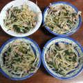 ナオネンコ's cooksnap of when they made 簡単☆節約☆もやしニラひき肉炒め.
