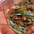 ムーヒツジ's cooksnap of when they made きんぴらごぼう＆ピーマン♪.