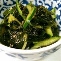 カナティー☆'s cooksnap of when they made 簡単☆きゅうりとわかめの胡麻和え.