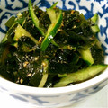 カナティー☆'s cooksnap of when they made 簡単☆きゅうりとわかめの胡麻和え.
