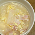 一期一会32's cooksnap of when they made とろ～り♡冬瓜とベーコンの中華風卵スープ.