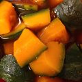 bird34's cooksnap of when they made 簡単☆レンジでかぼちゃの煮物.