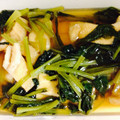 クックTNMTGI☆'s cooksnap of when they made 冷んやり♪小松菜とあげの煮物♡.