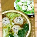 HYGen221's cooksnap of when they made ど迫力！肉団子の獅子頭鍋.