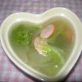 abumix's cooksnap of when they made 大葉と柚子胡椒であっさり★白菜スープ☆.