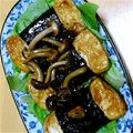 moriemo's cooksnap of when they made 豆腐の海苔巻きガーリックステーキ.