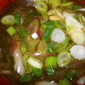 arisa06's cooksnap of when they made もずくとみょうがのお味噌汁.