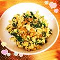 エルモ２２７'s cooksnap of when they made ホウレンソウの味噌卵和え.