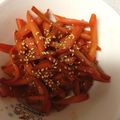 とろけい's cooksnap of when they made にんじんのきんぴら.