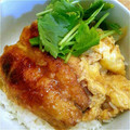 蜜茄子's cooksnap of when they made ひと手間10分！サンマの蒲焼の卵とじ丼♡.