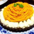 マオくん's cooksnap of when they made かぼちゃのモンブランプリンタルト.