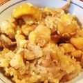 sonchorn's cooksnap of when they made 栗と鶏肉のおこわ♪.